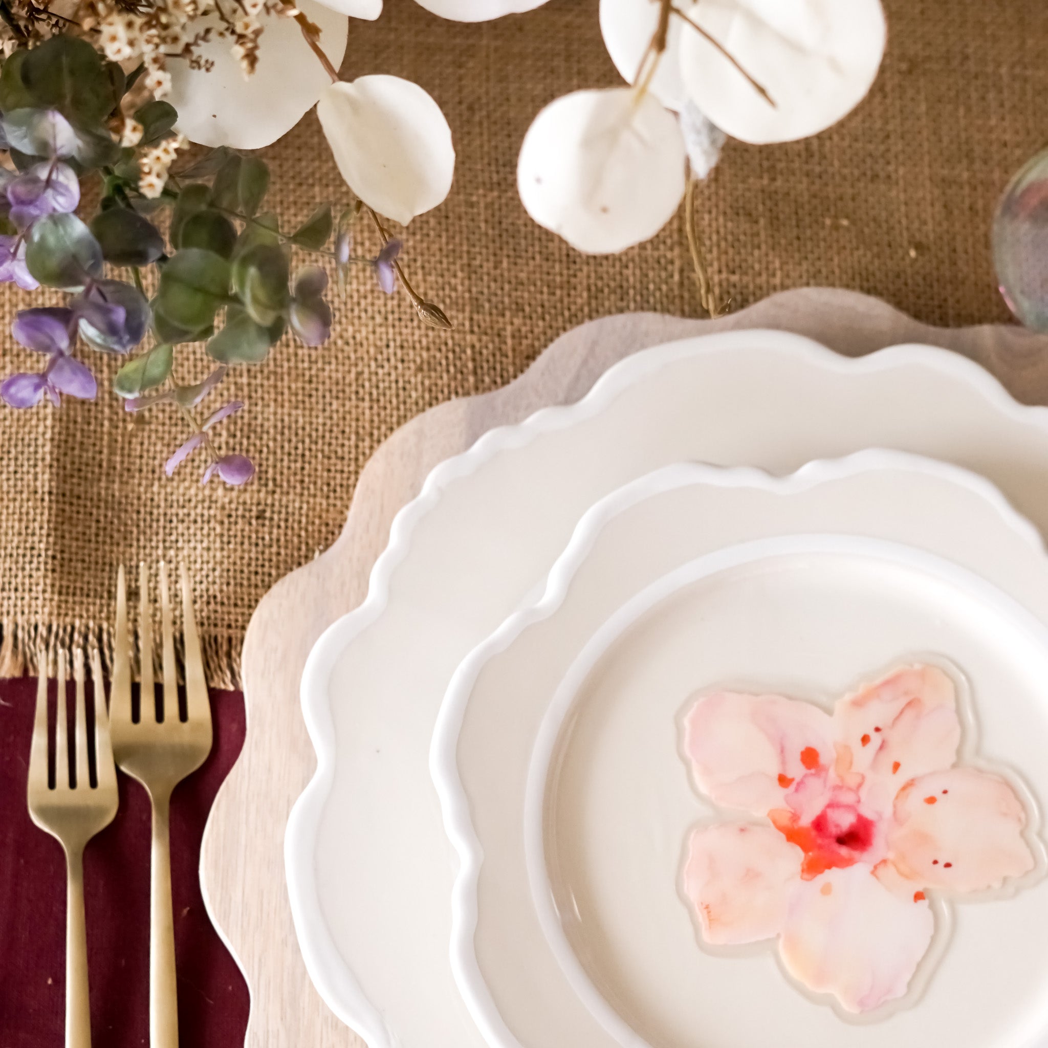 Rosewood Place Cards | Set of 4