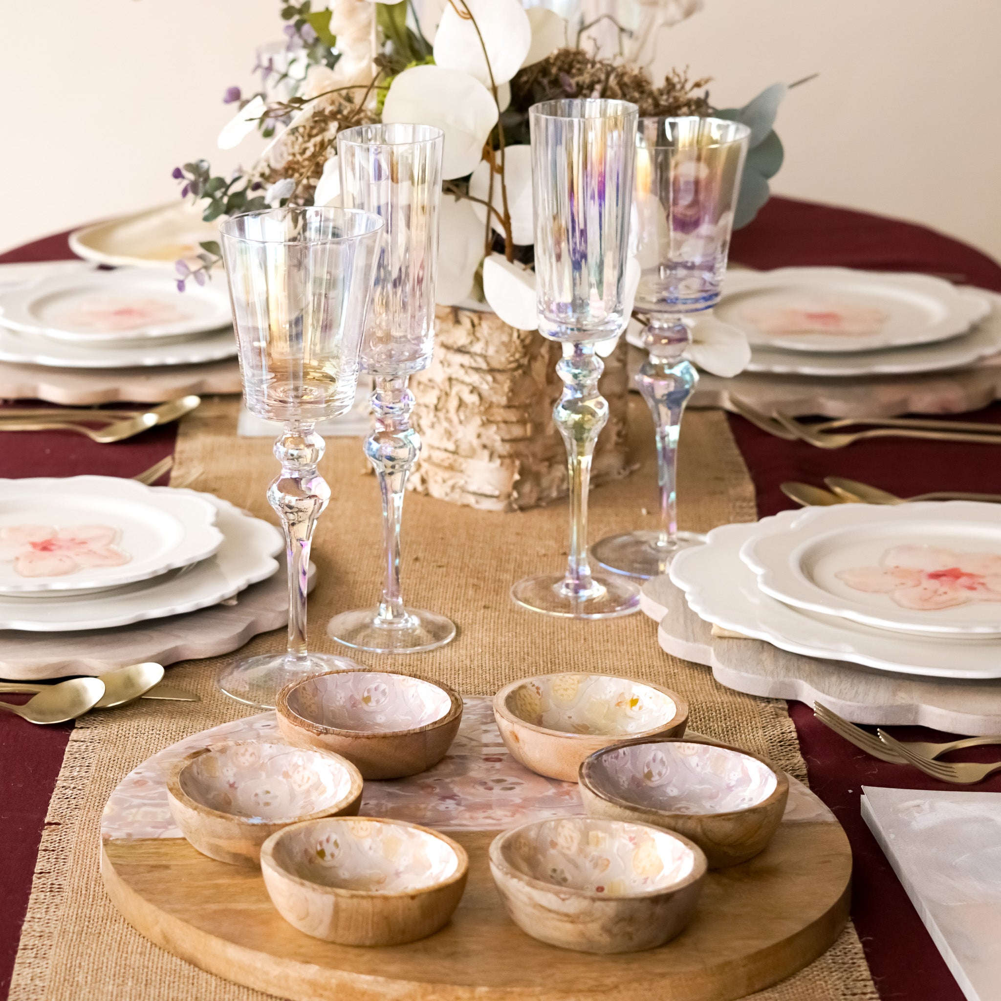 Rosewood Seder Plate