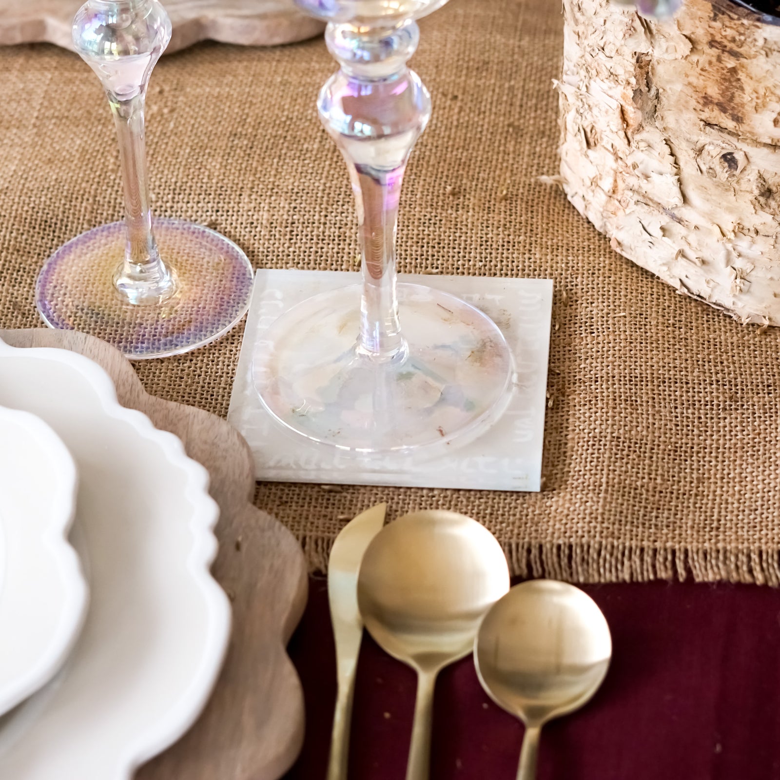 Neutral Pesach Coasters | Set of 4