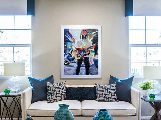 Musician in the street of Jerusalem