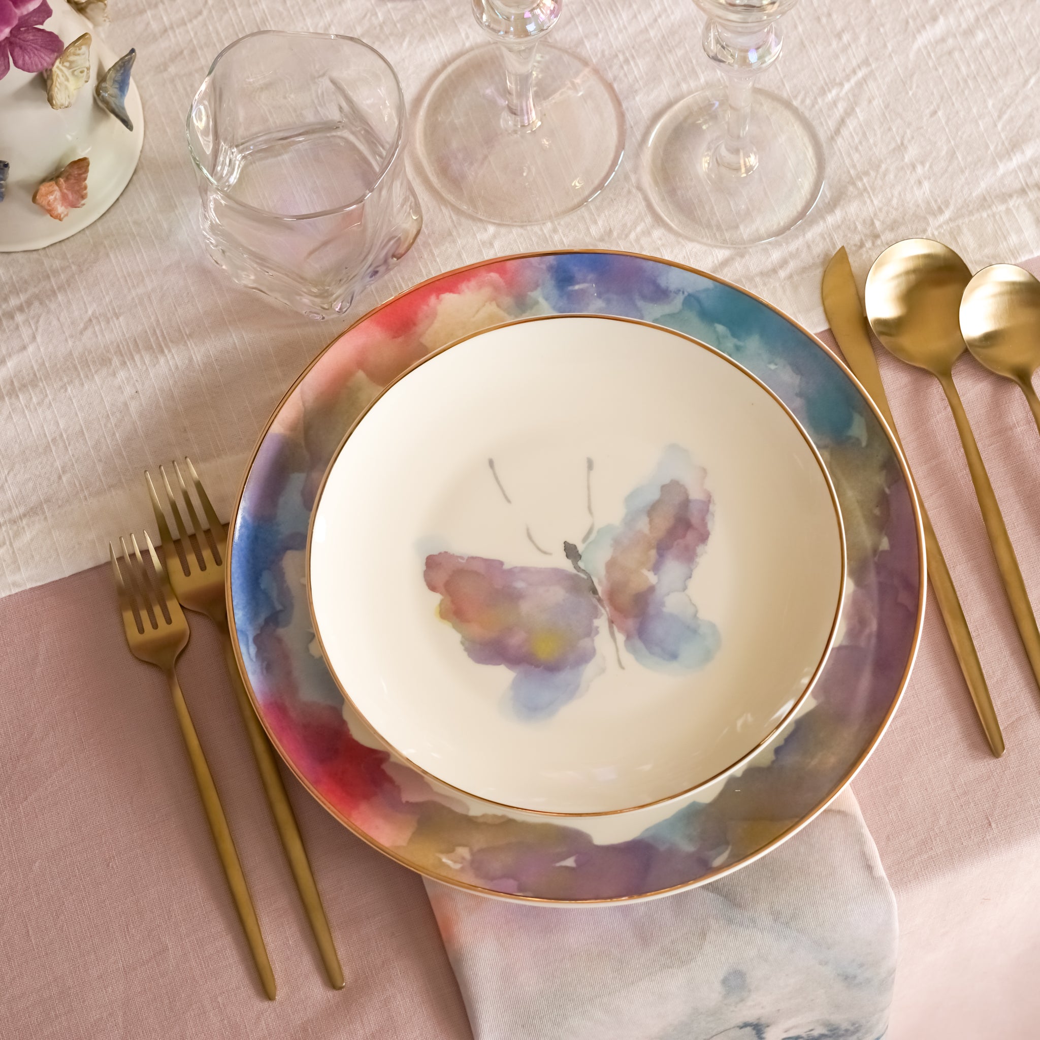 Butterfly Fine Bone China Dinner Setting