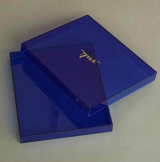 Blue Acrylic Mishloach Manot