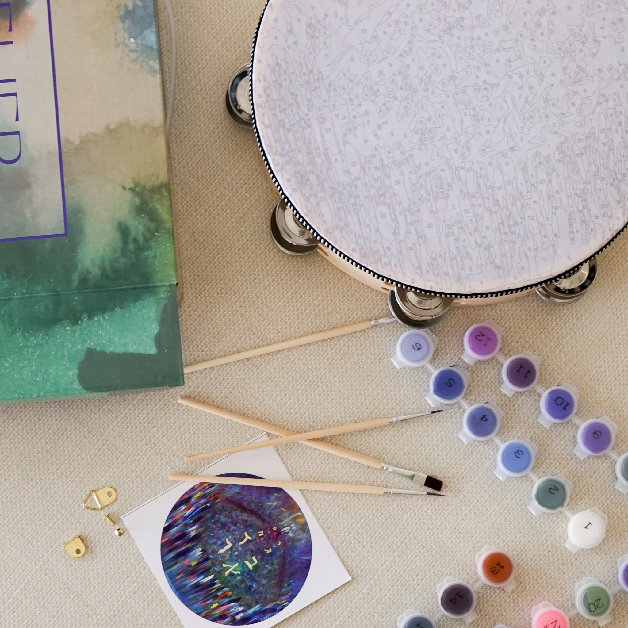 ATELIER | Har Sinai Tambourine Paint by Number
