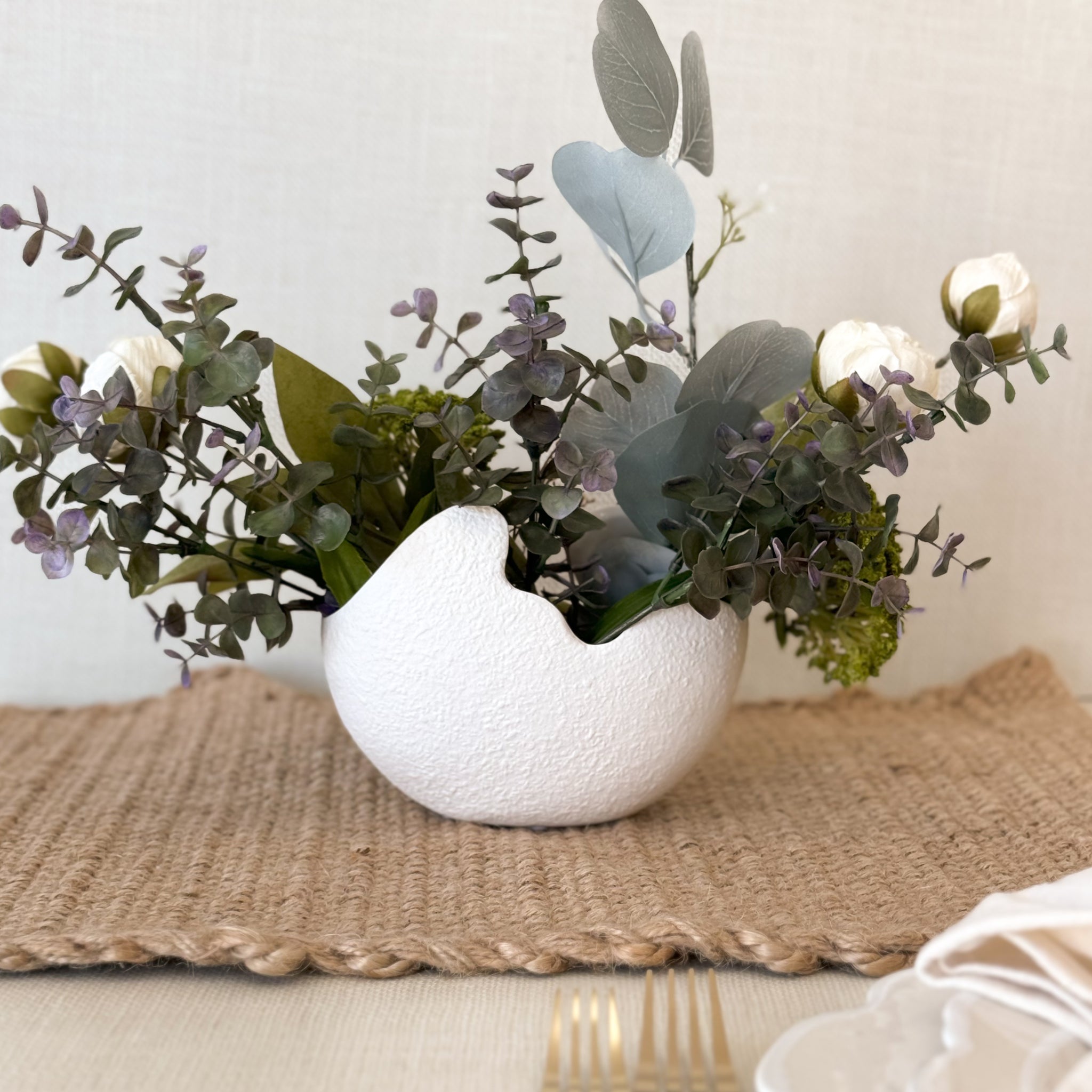Asymmetric Egg Vase