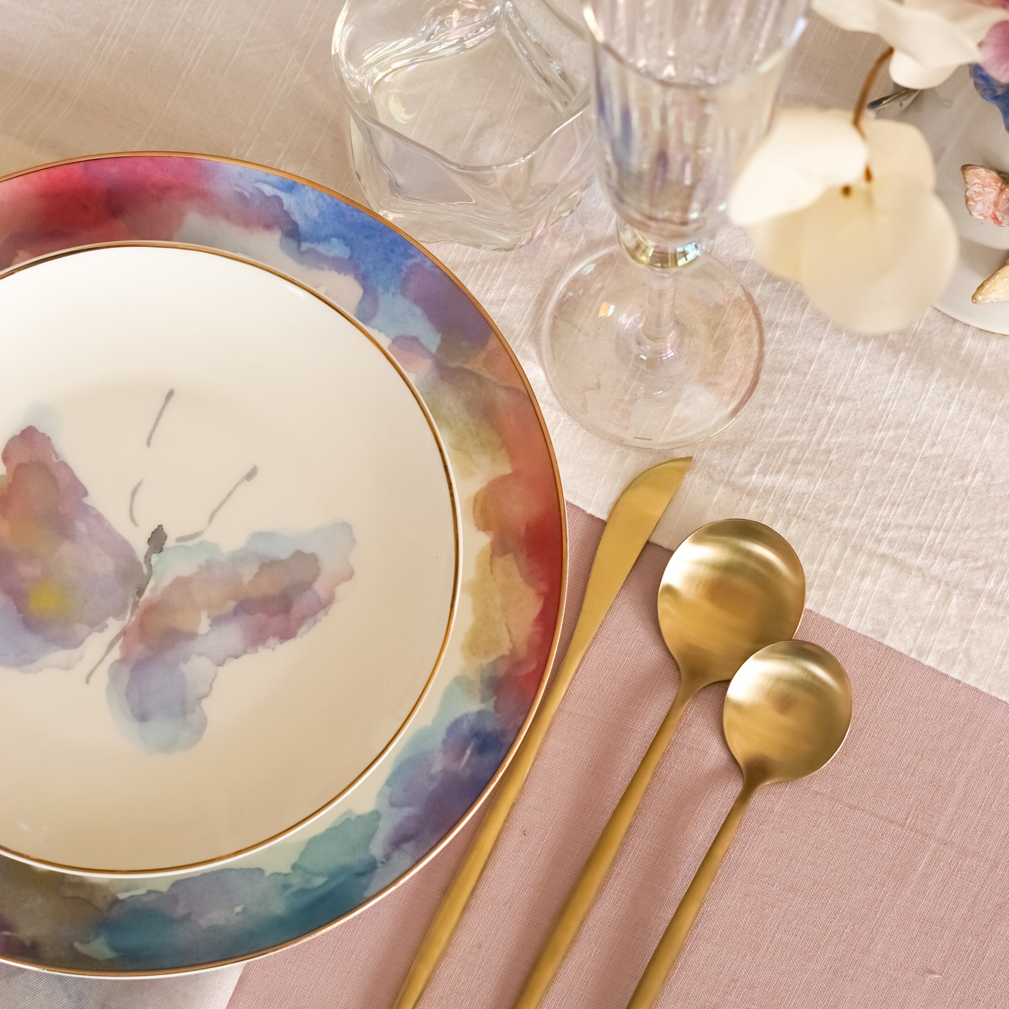 Butterfly Fine Bone China Dinner Setting