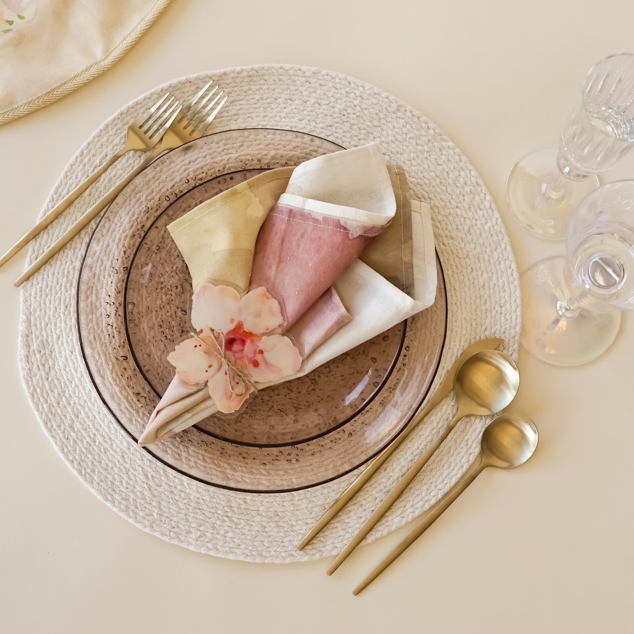 Rosewood Place Cards | Set of 4