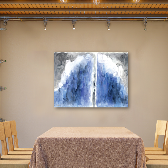 Abstract Crossing the Sea | Sukkah Print