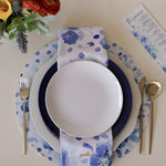Blue Rimon| Set of 6 Placemats