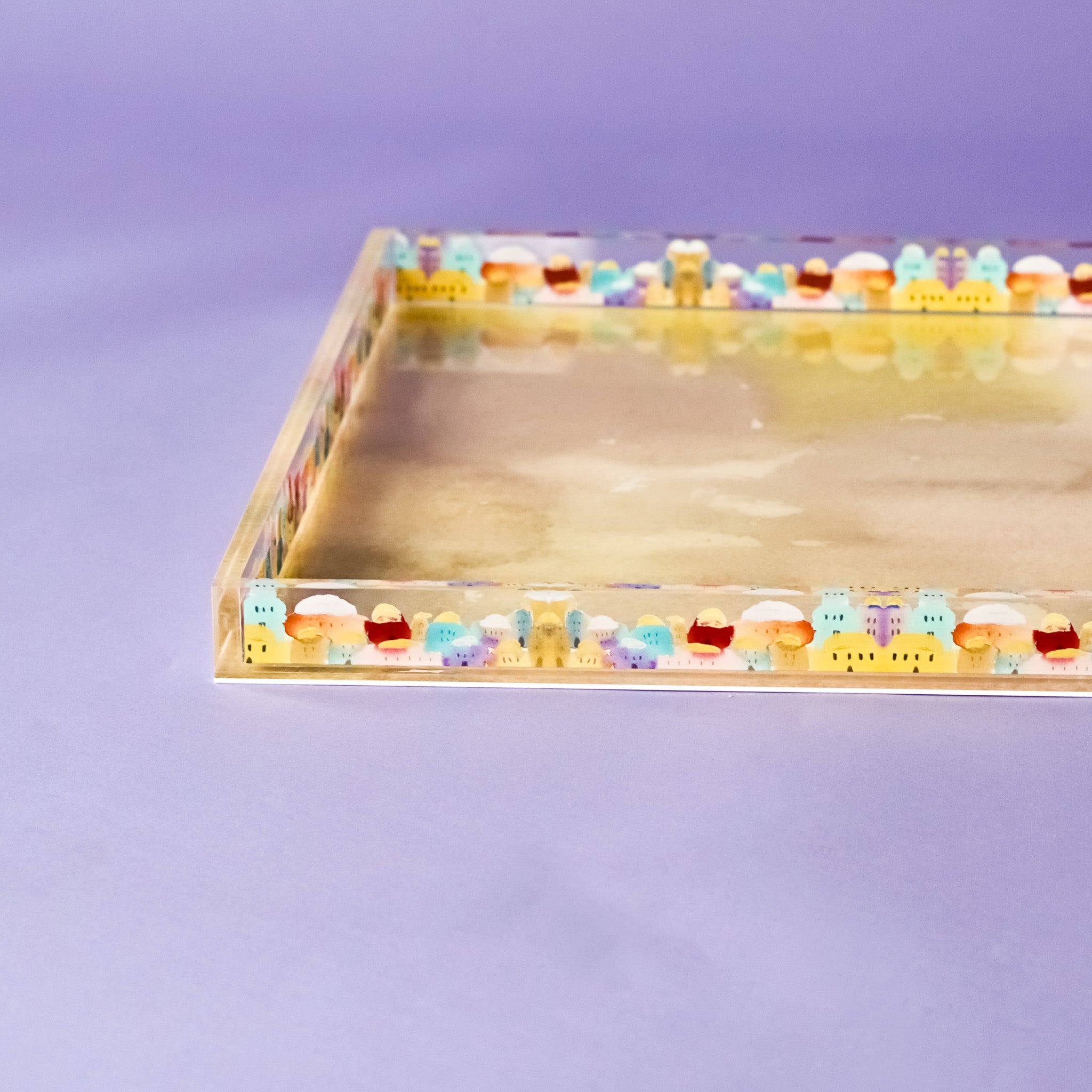 Jerusalem Acrylic Coffee Table Tray