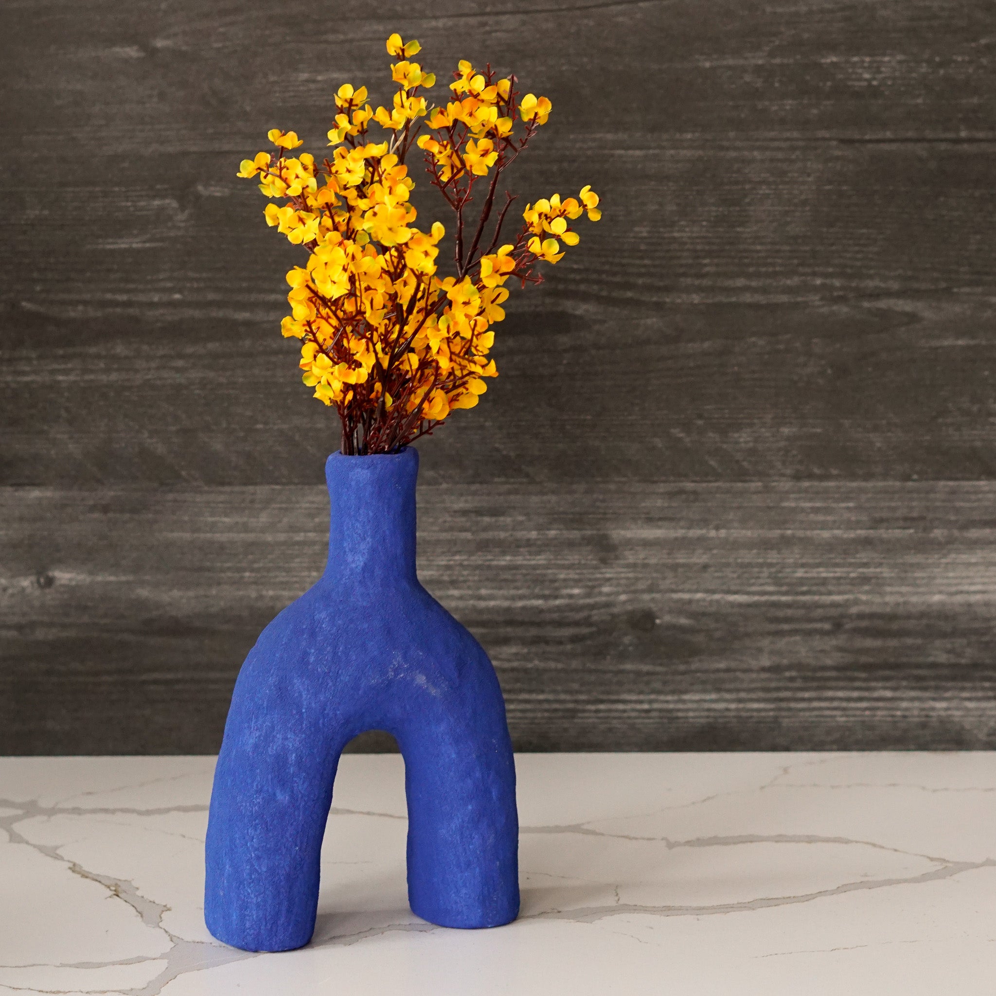 Cobalt Coral Vase