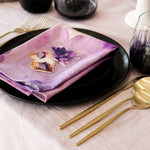 Purple Watercolor Napkins | Set of 6