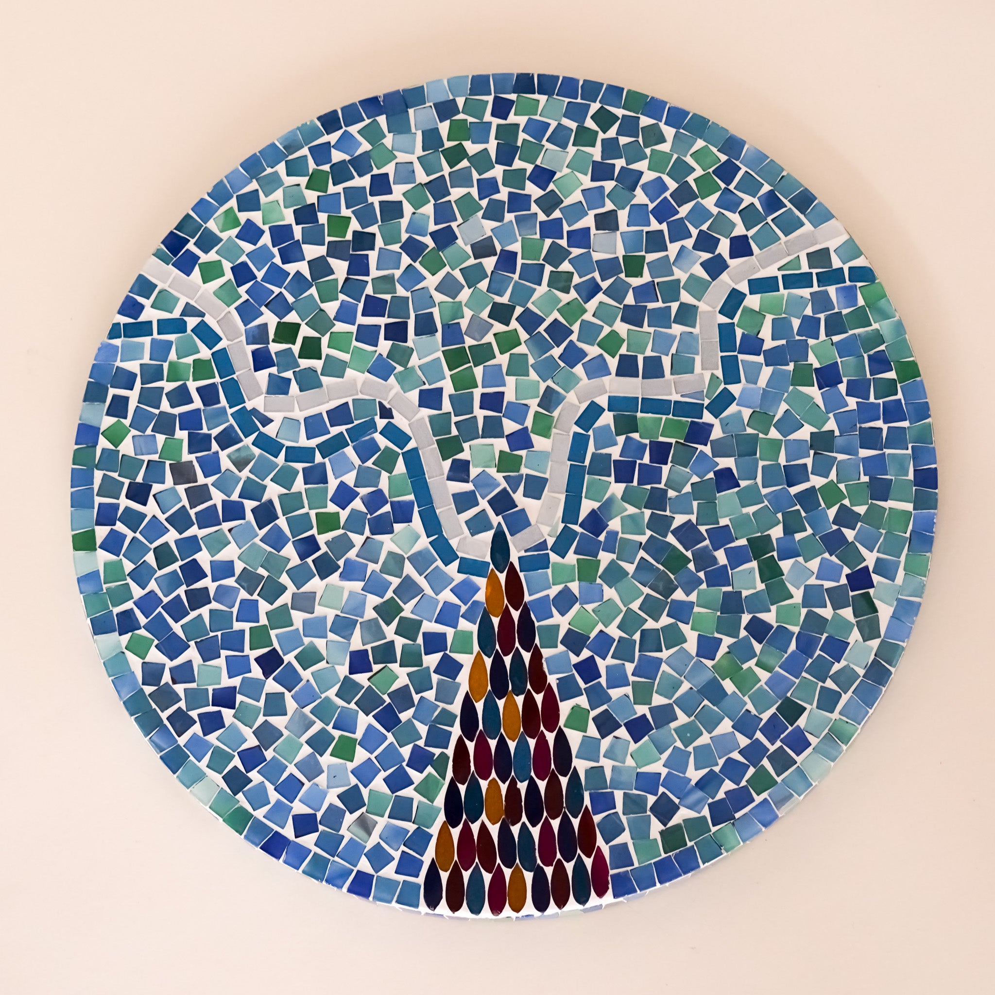 Mosaic Seder Plate