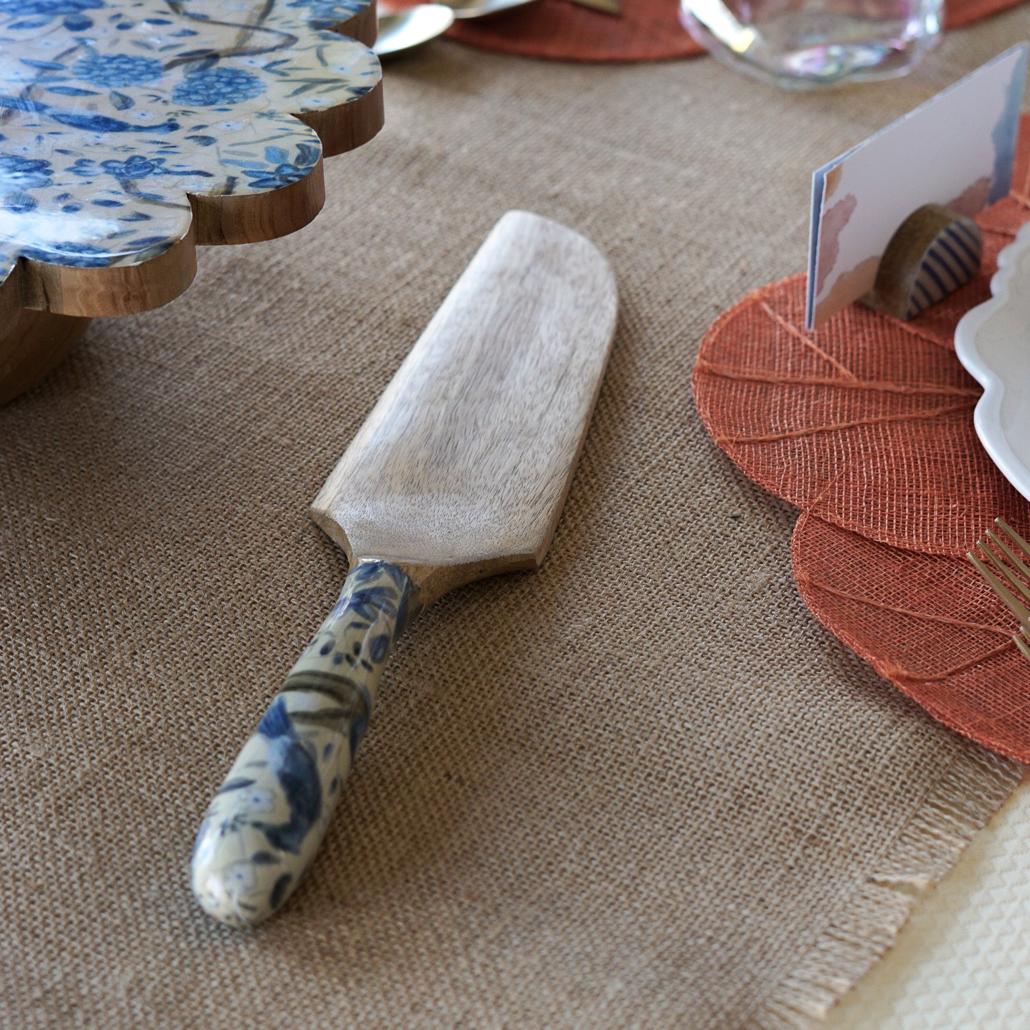 Toile Cheese Cake Knife