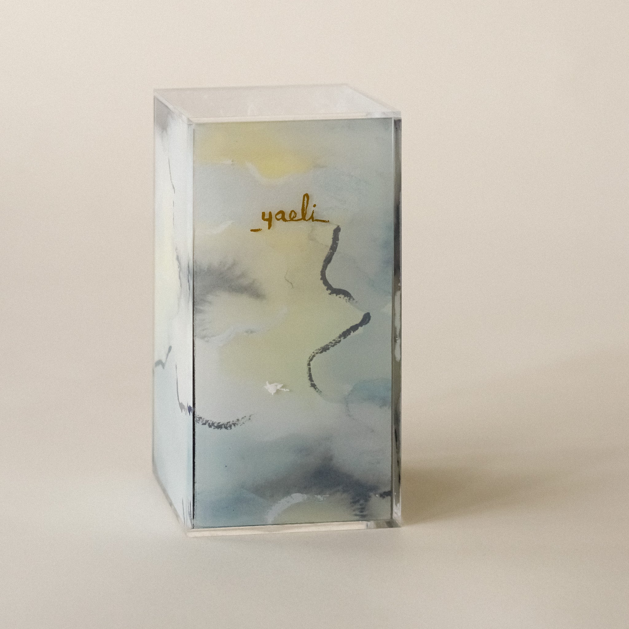 Reflection Grey Chanukah Candles