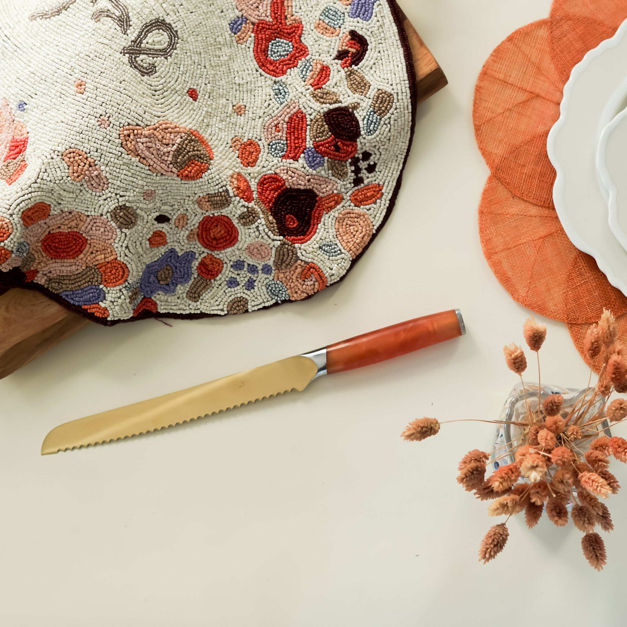 Challah Knife | Persimmon