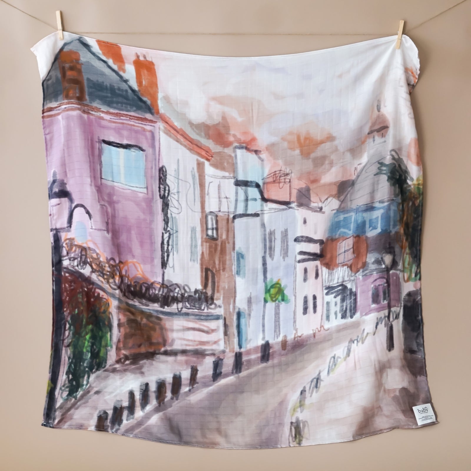 Rue Rêverie | Printed Cotton Swaddle