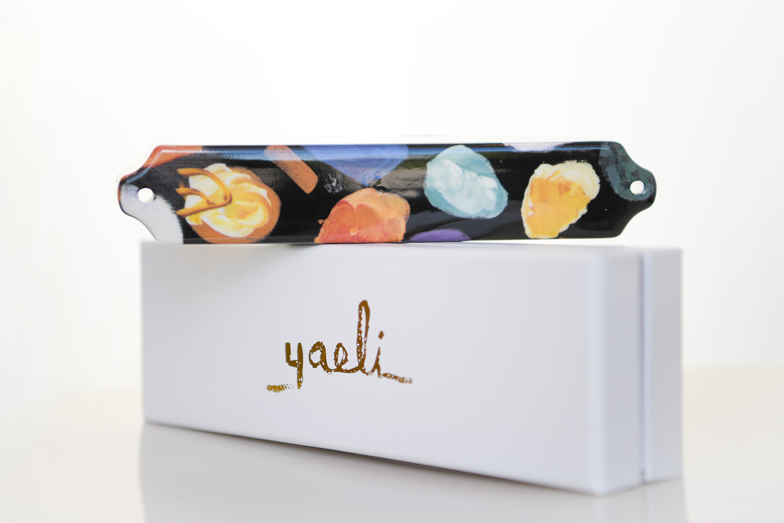 Colored Stone Mezuzah