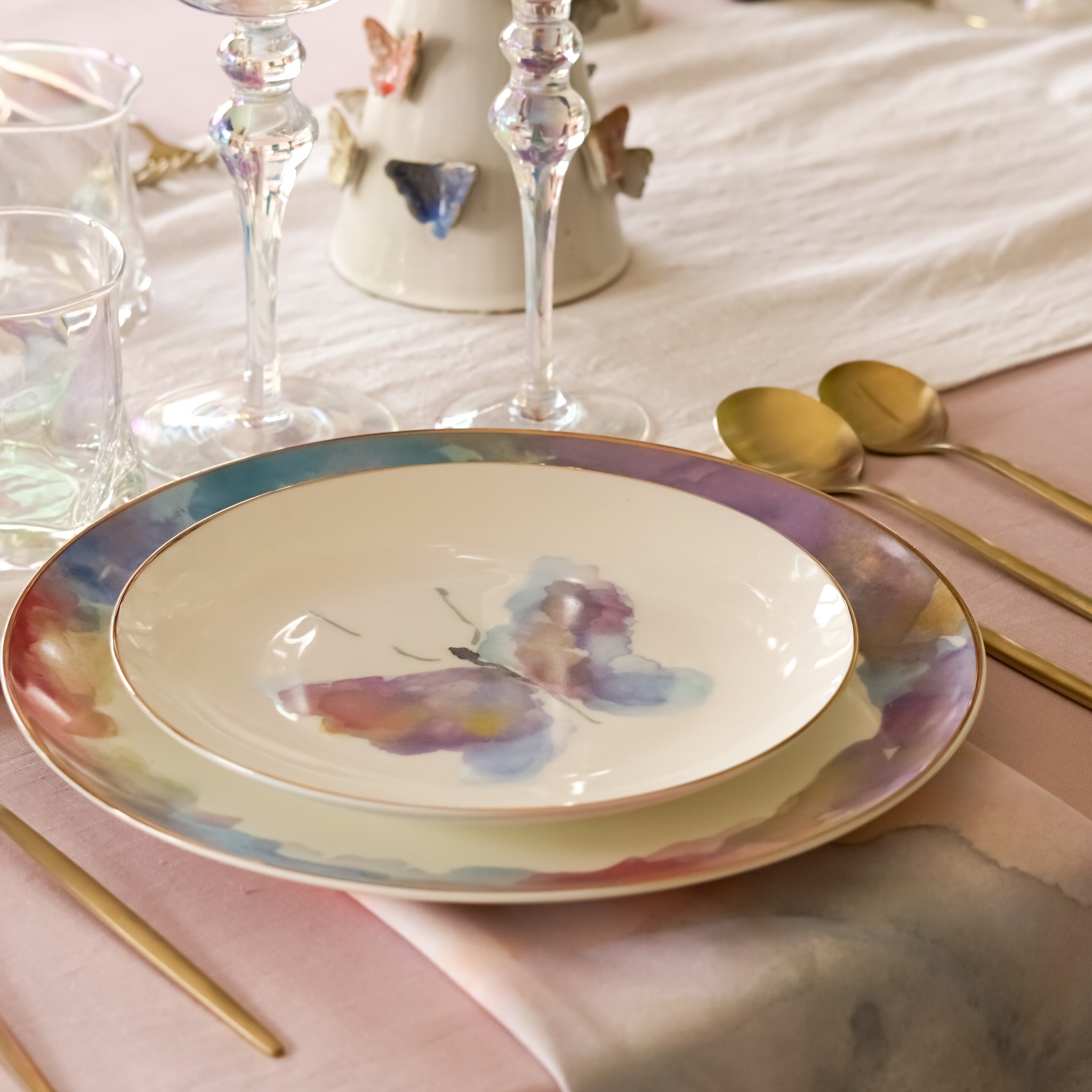 Butterfly Fine Bone China Dinner Setting