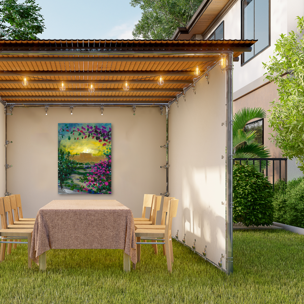 Jerusalem Wall | Sukkah Print