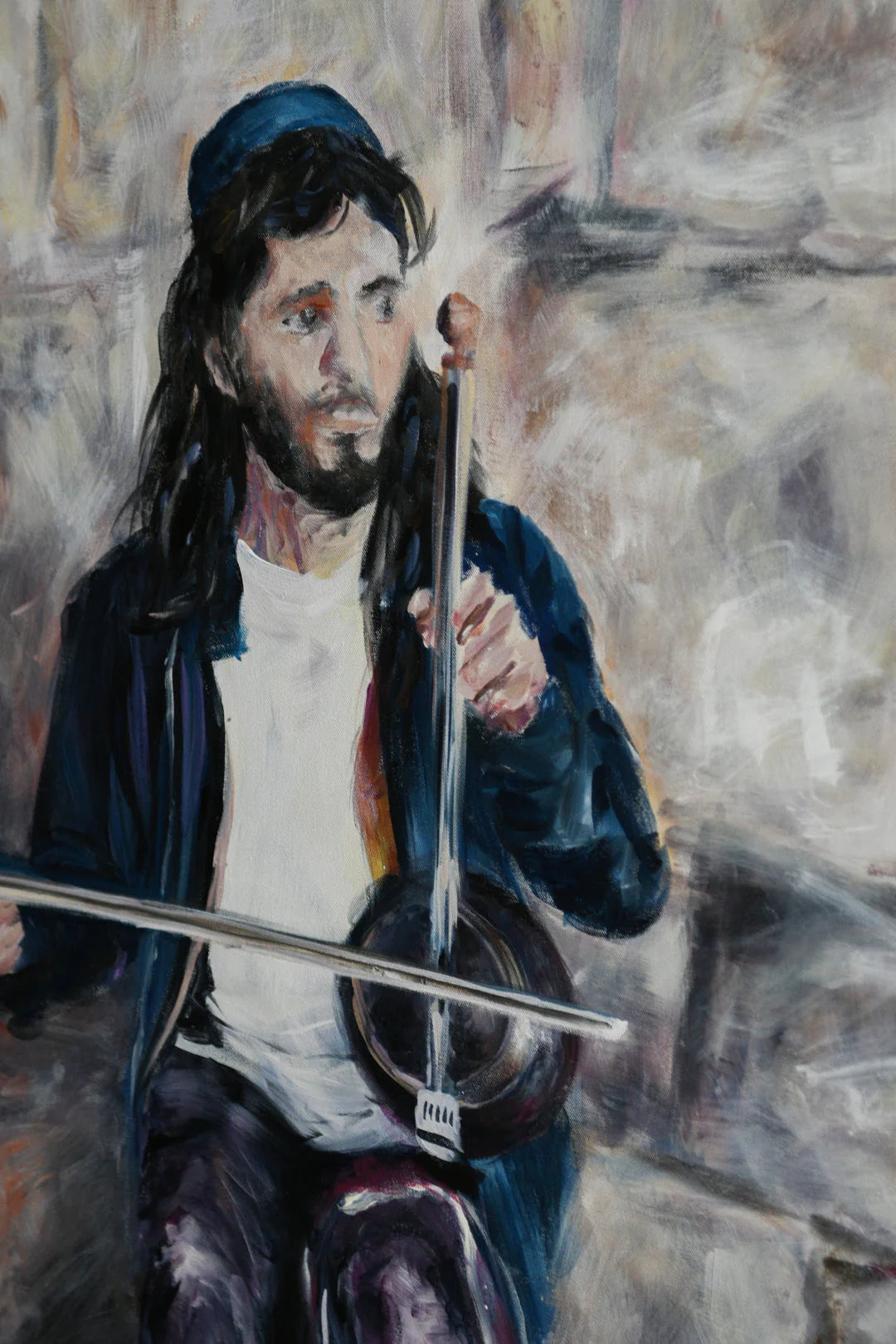 Musician in the streets of Jerusalem