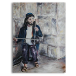 Musician in the streets of Jerusalem