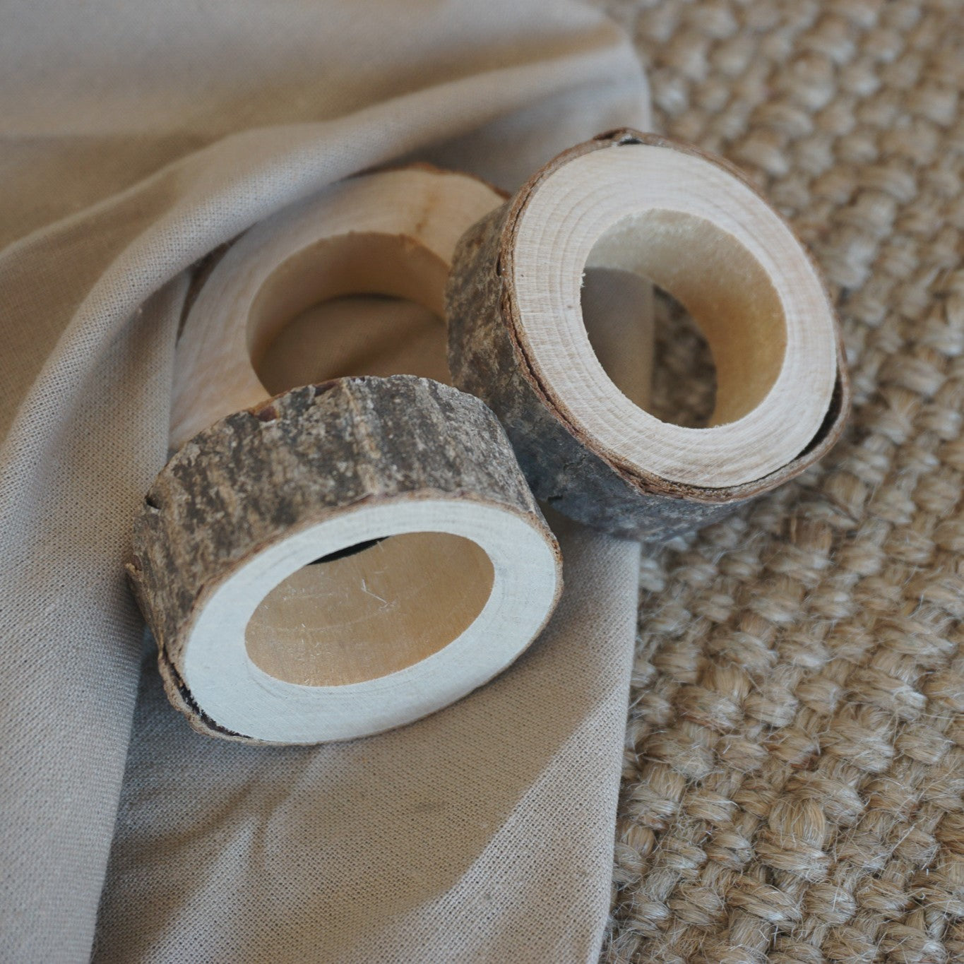 Hollow Tree Napkin Rings