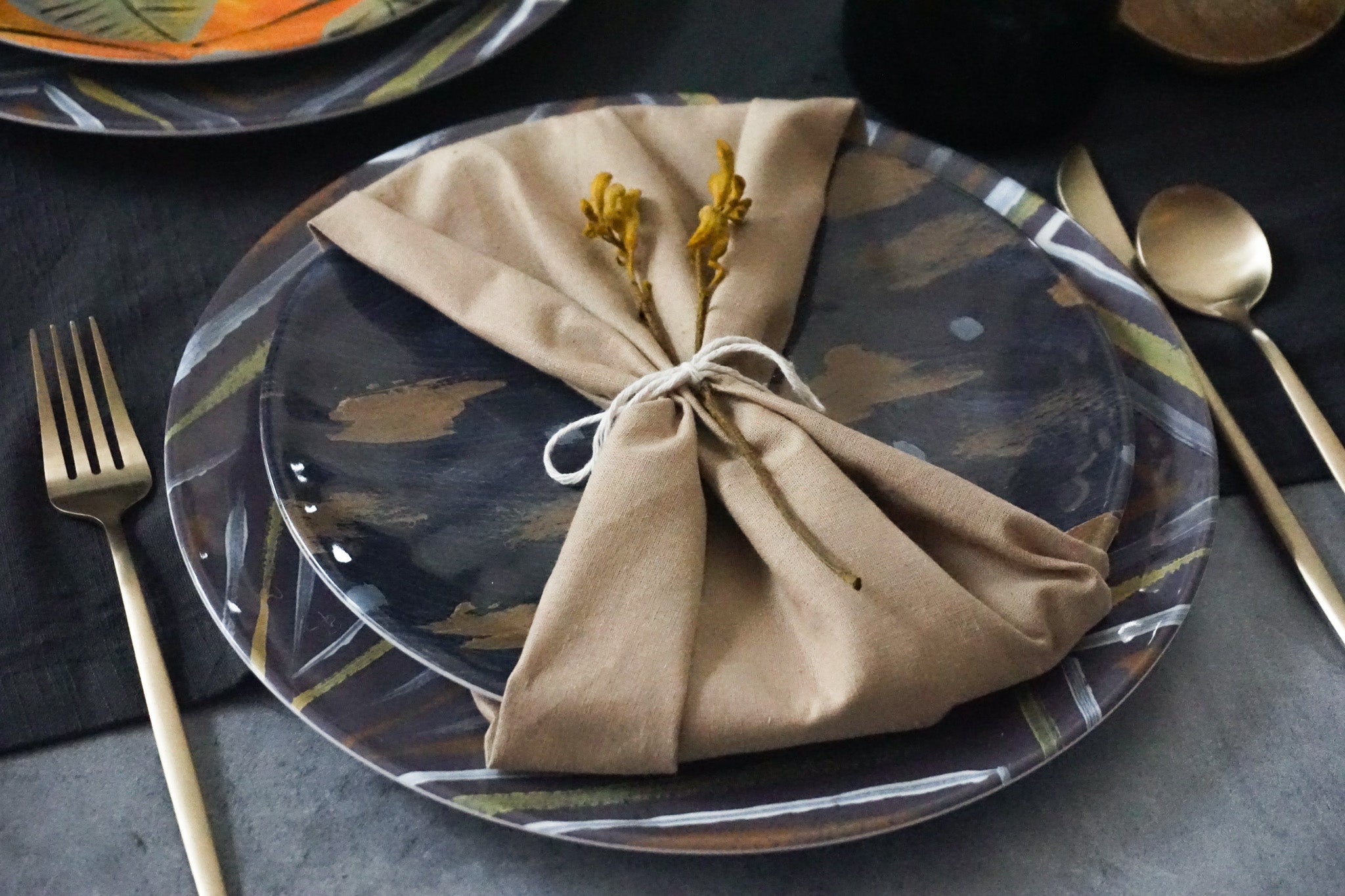 Tribal Melamine Plates| Set of 8