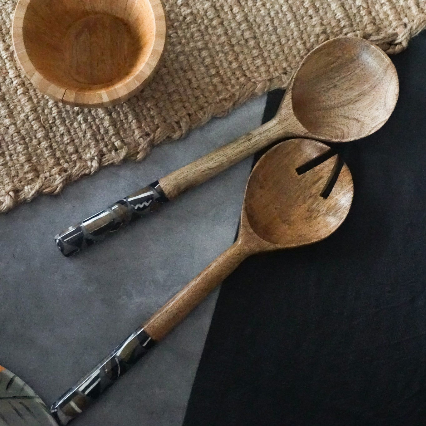 Wood Salad Servers | Neutral