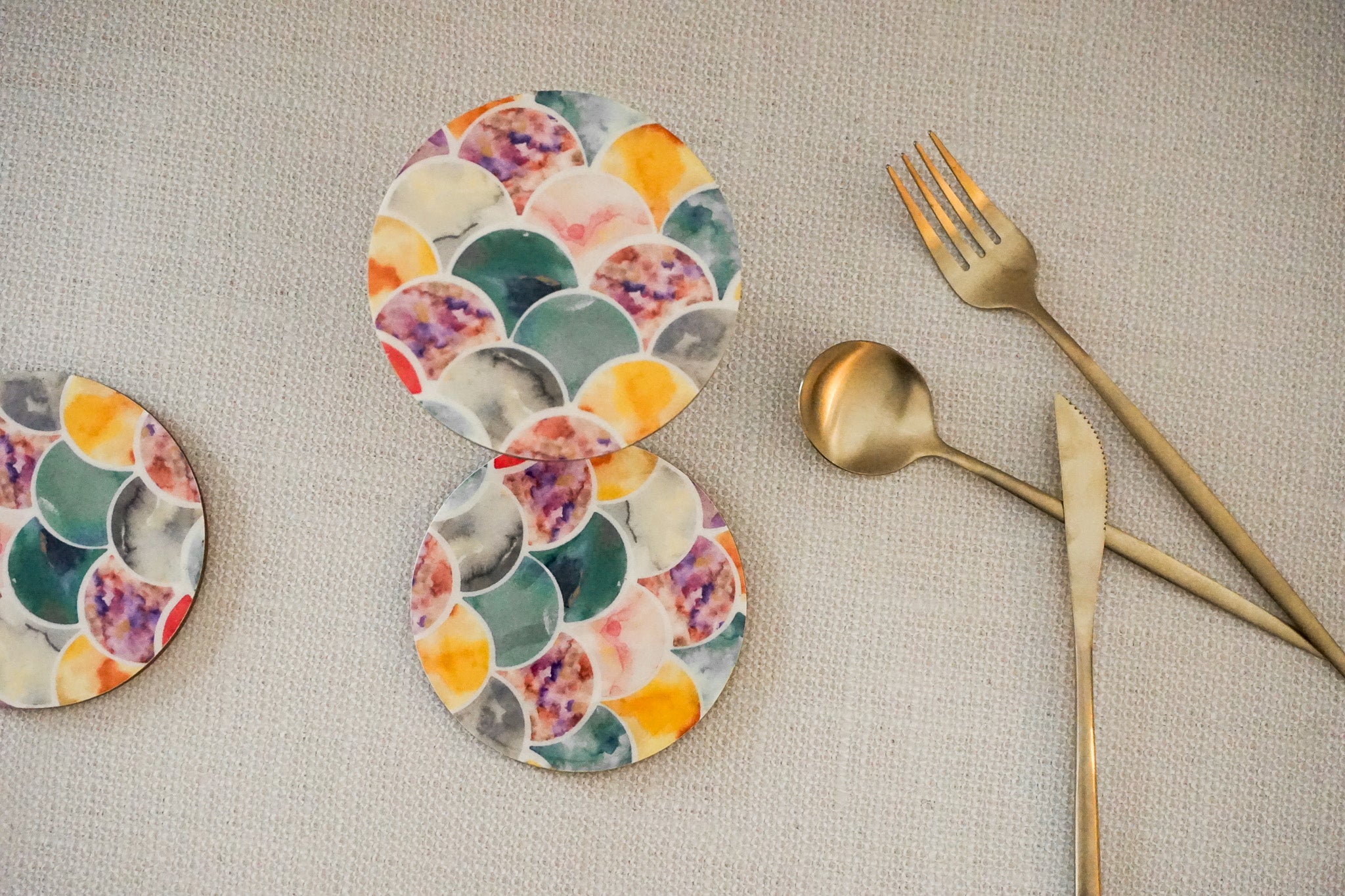 Seashell Coasters | Set of 4