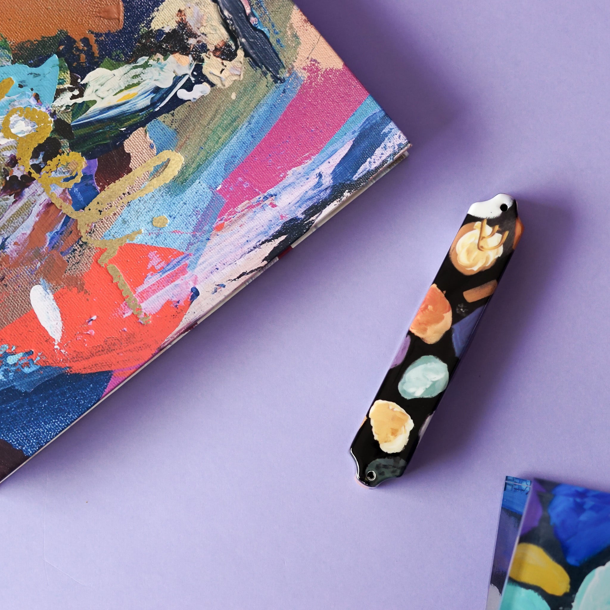 Colored Stone Mezuzah