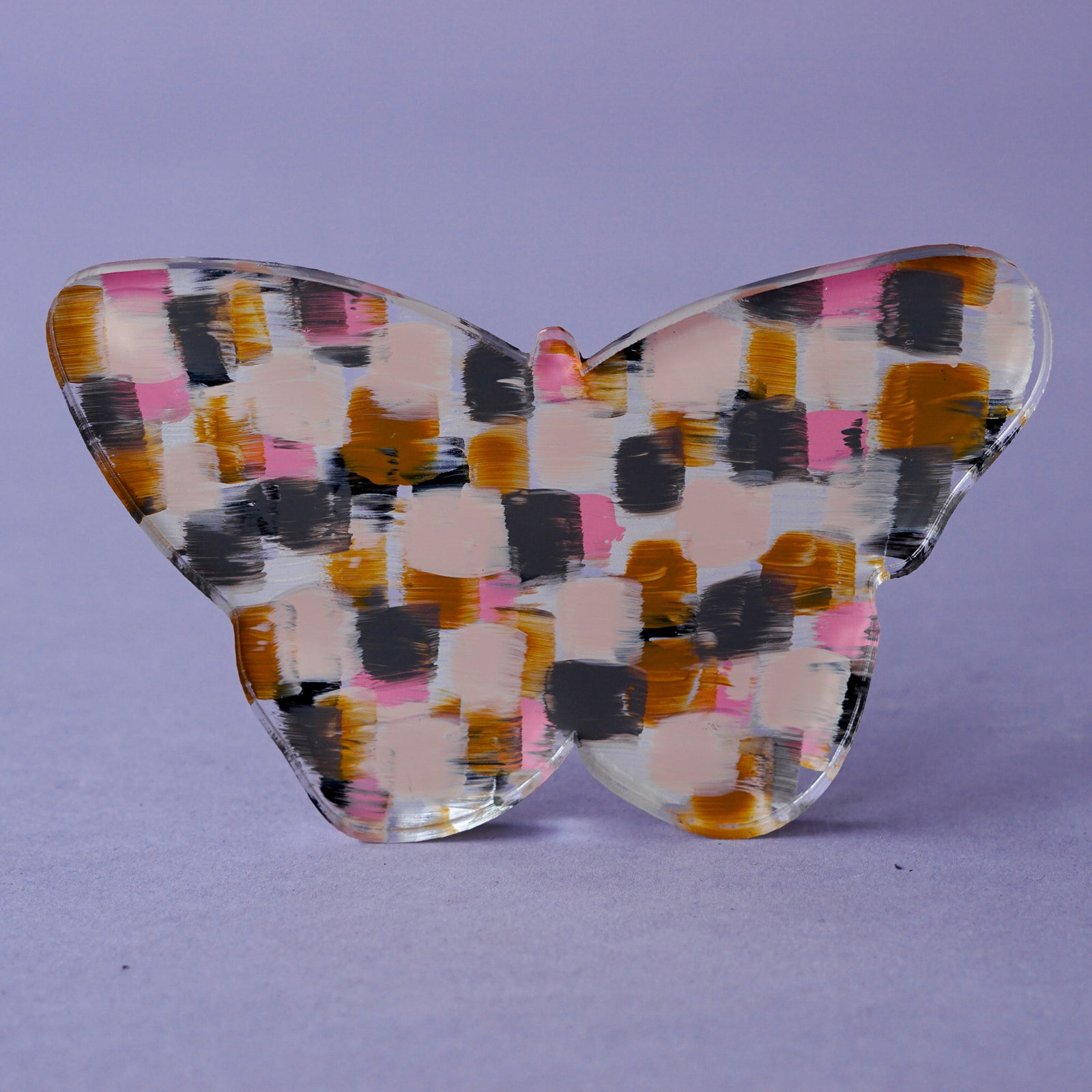 Owl Butterfly Acrylic Sculpture