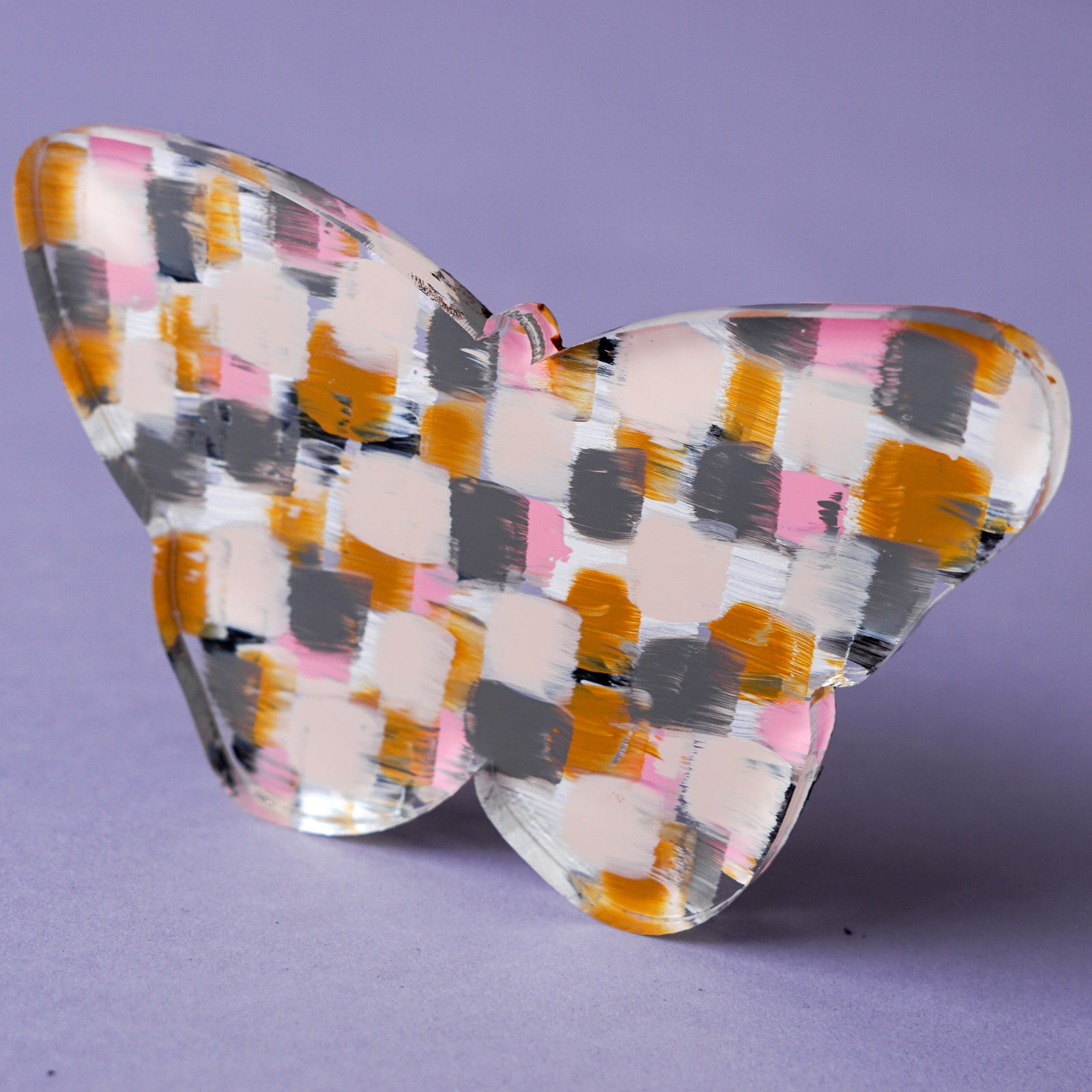 Owl Butterfly Acrylic Sculpture