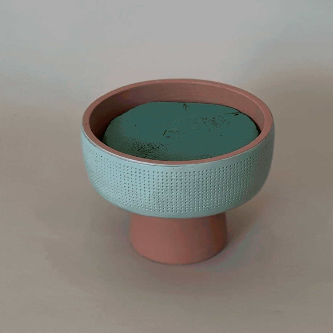 Sea Foam Terracotta Vase