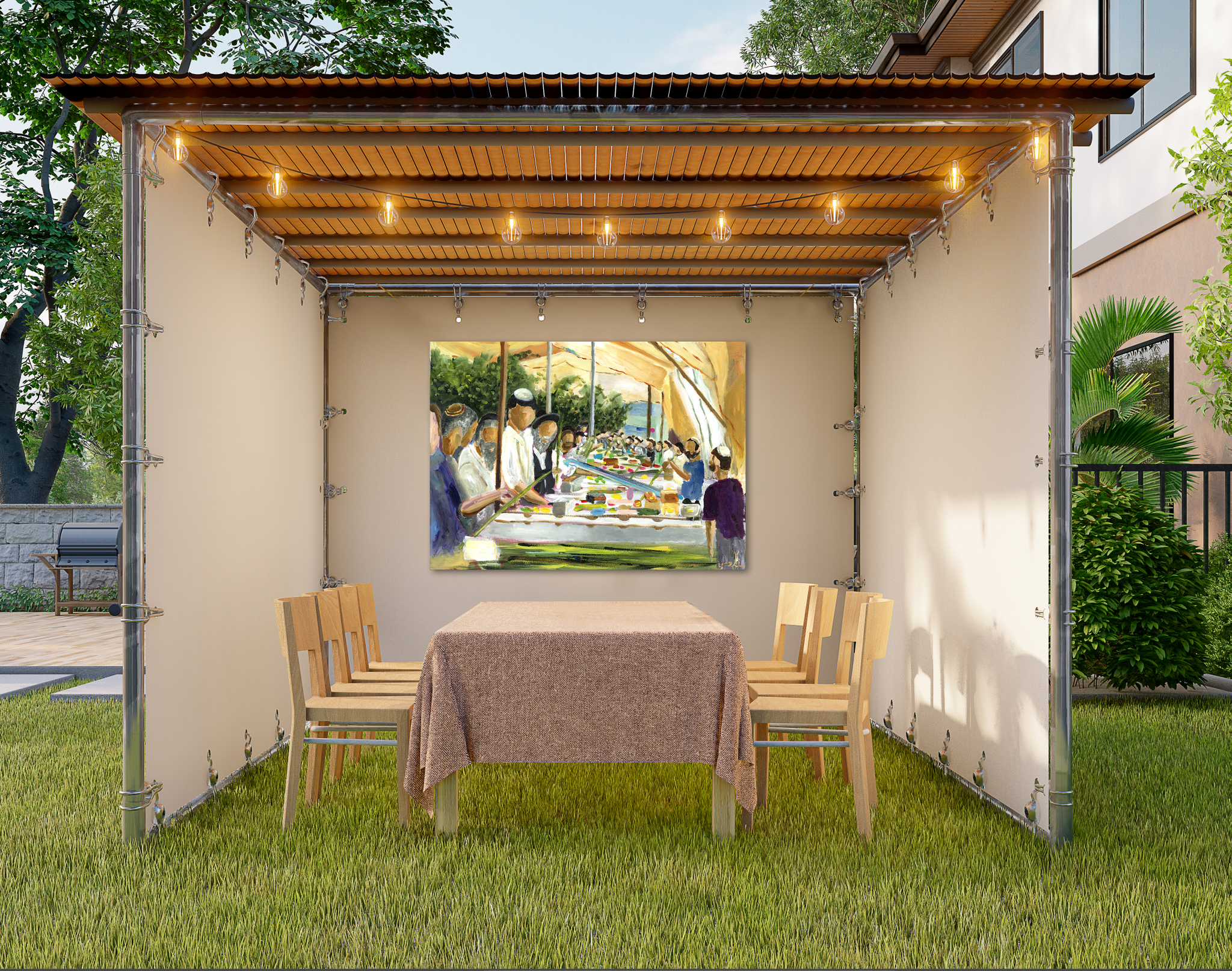 Citron Hunt | Sukkah Print