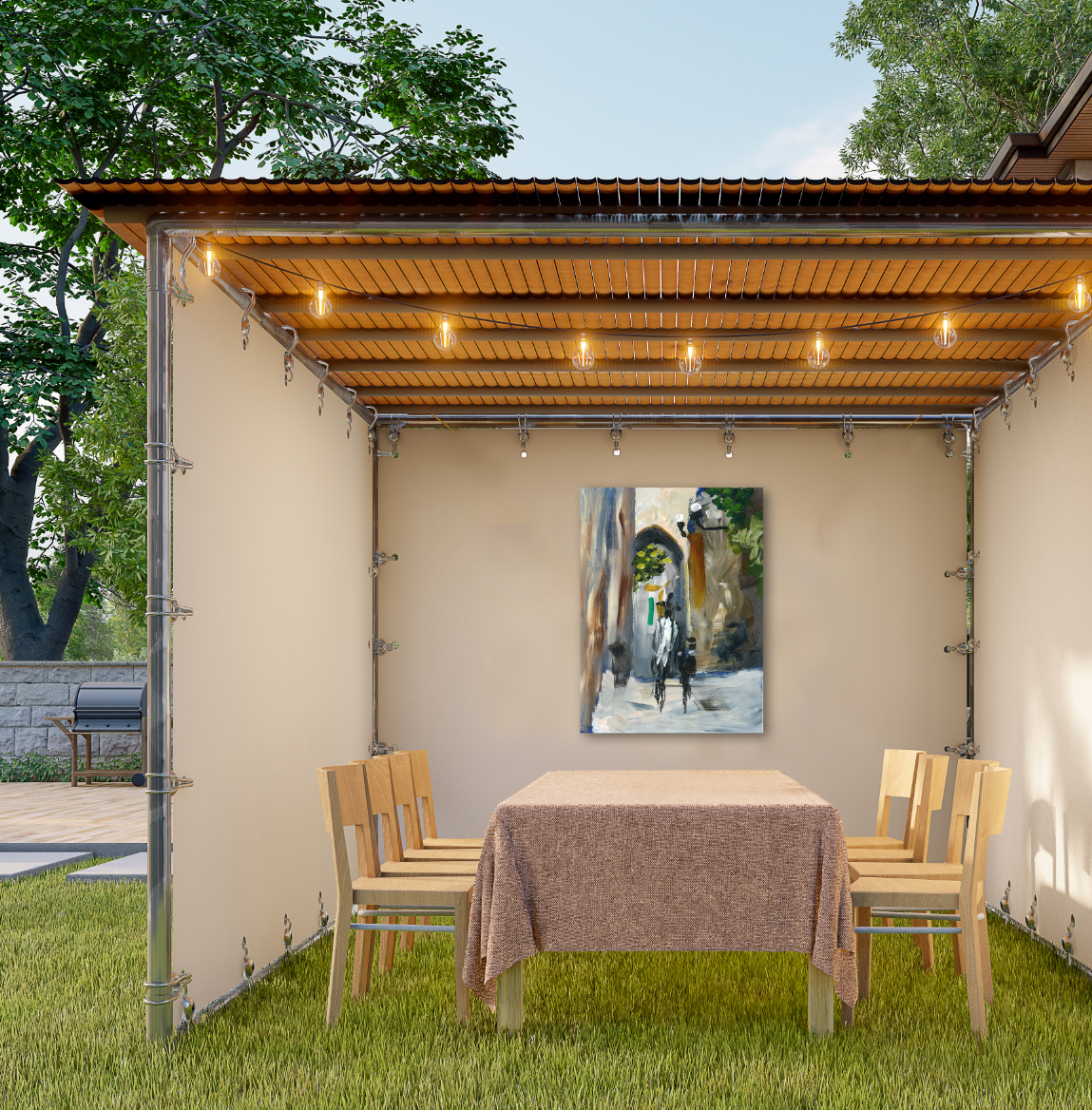 The Walk | Sukkah Print