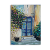 A blue door original painting by Yaeli Vogel