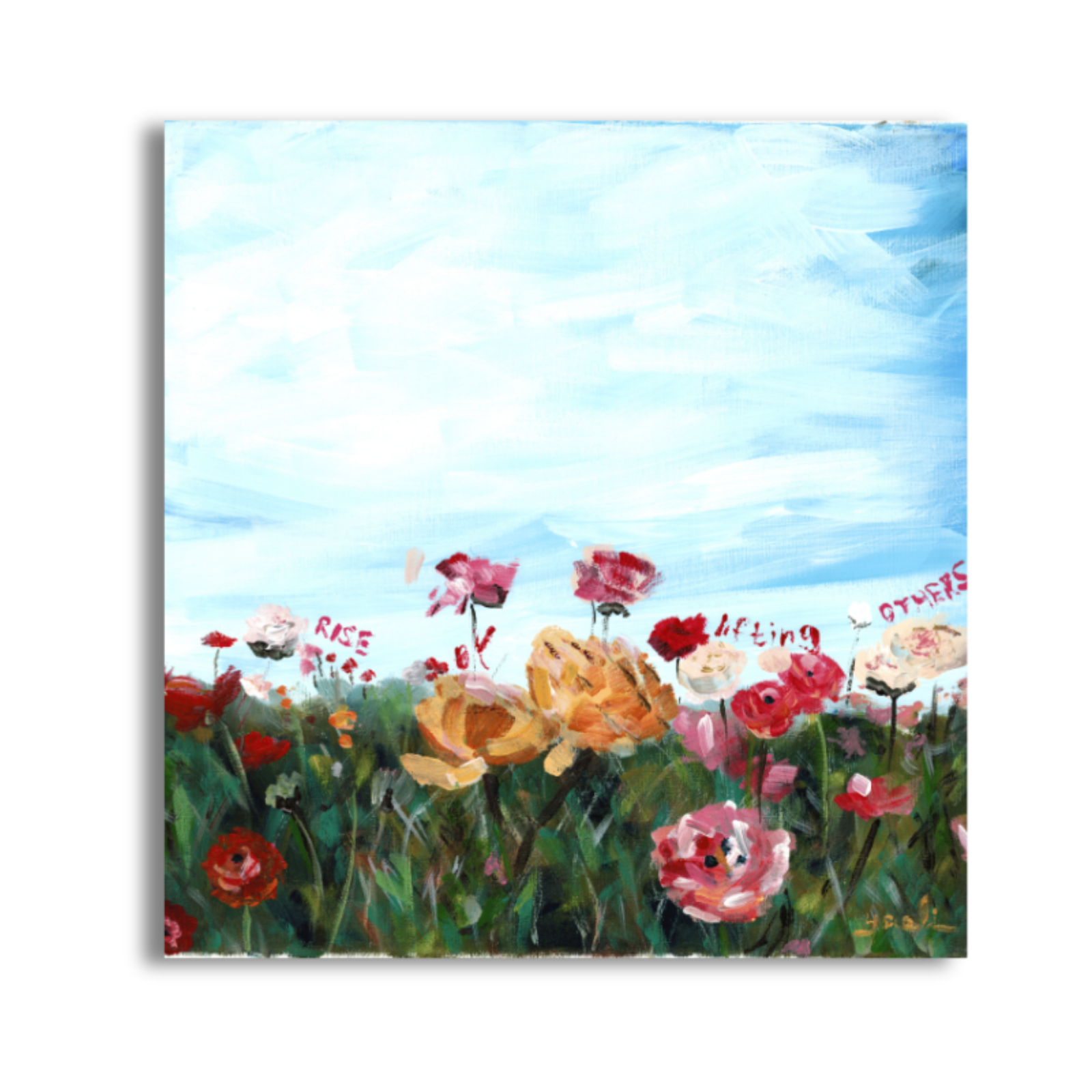 Rise Up Lifting Others | Fine Art