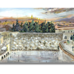 Kotel painting by Yaeli Vogel