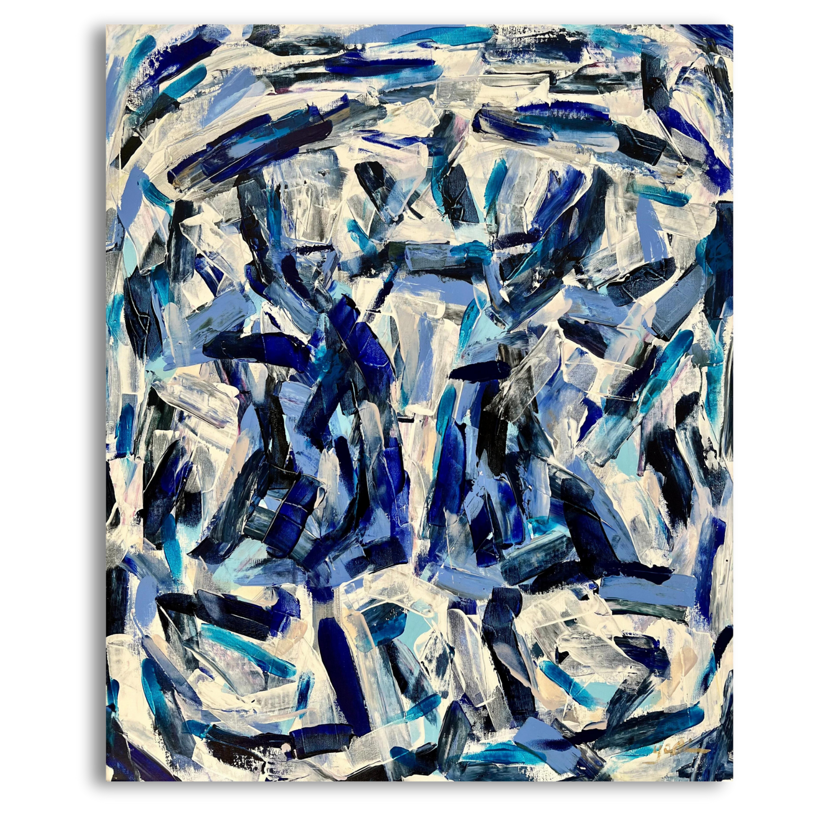 Dancing strokes painting