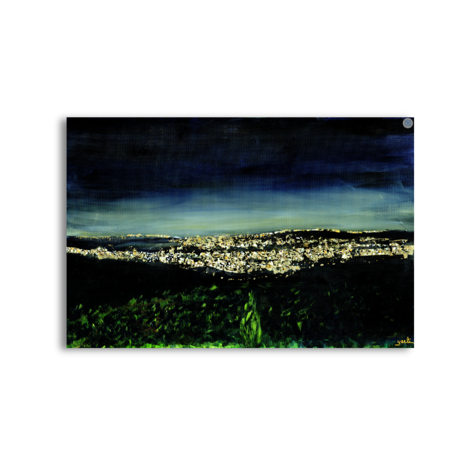 Nighttime Jerusalem Air