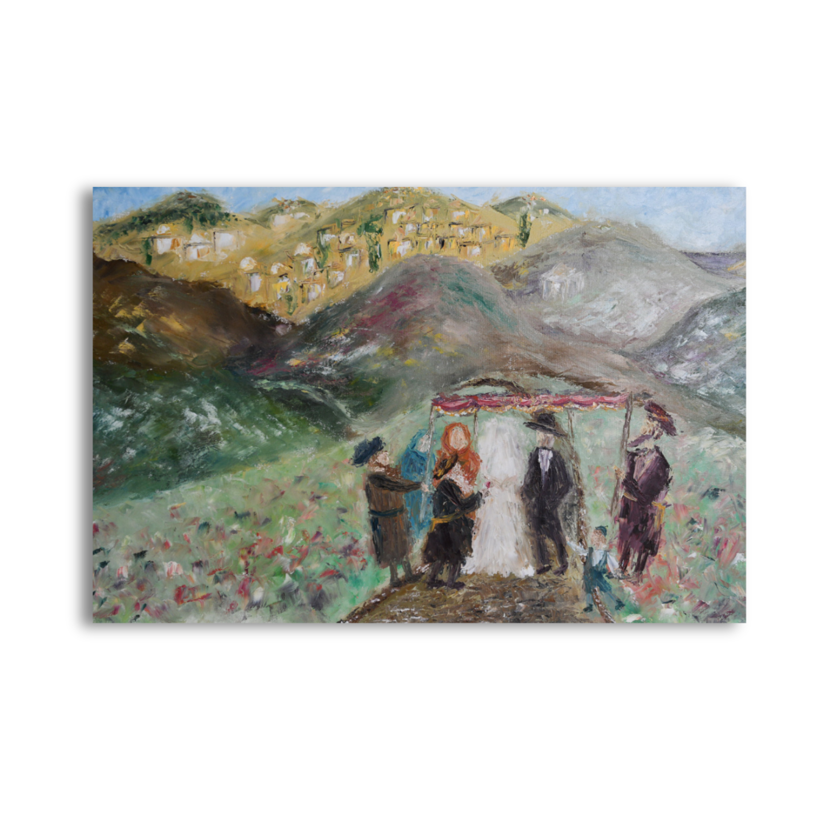 Chuppah Overlooking the Hills of Yerushalayim