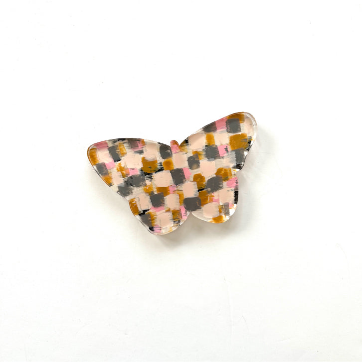 Owl Butterfly Acrylic Sculpture