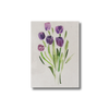 Purple Tulips Watercolor