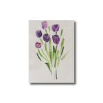 Purple Tulips Watercolor