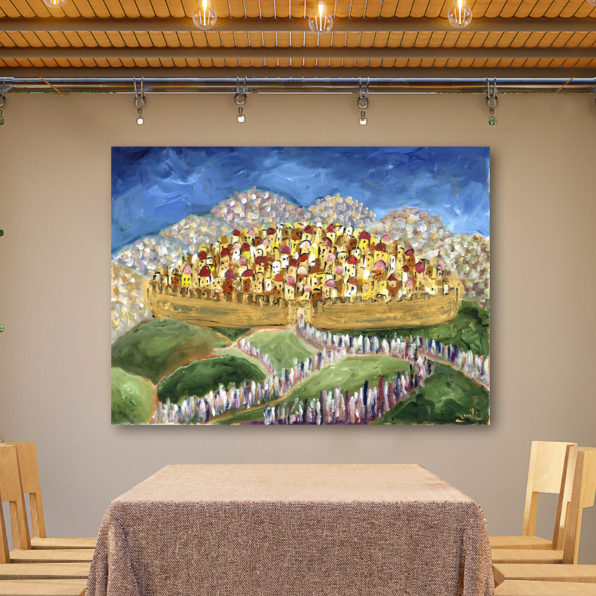 Jerusalem Hills | Sukkah Print