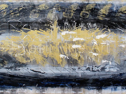 Yerushalayim on Glass (SOLD)