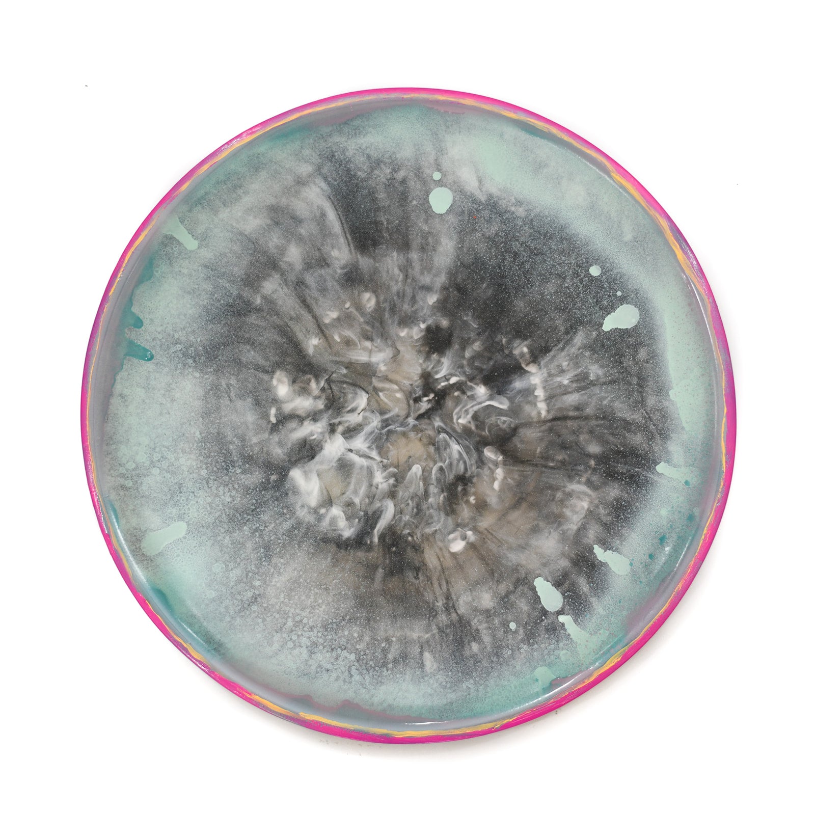 Pink Iris | Coffee Table Tray