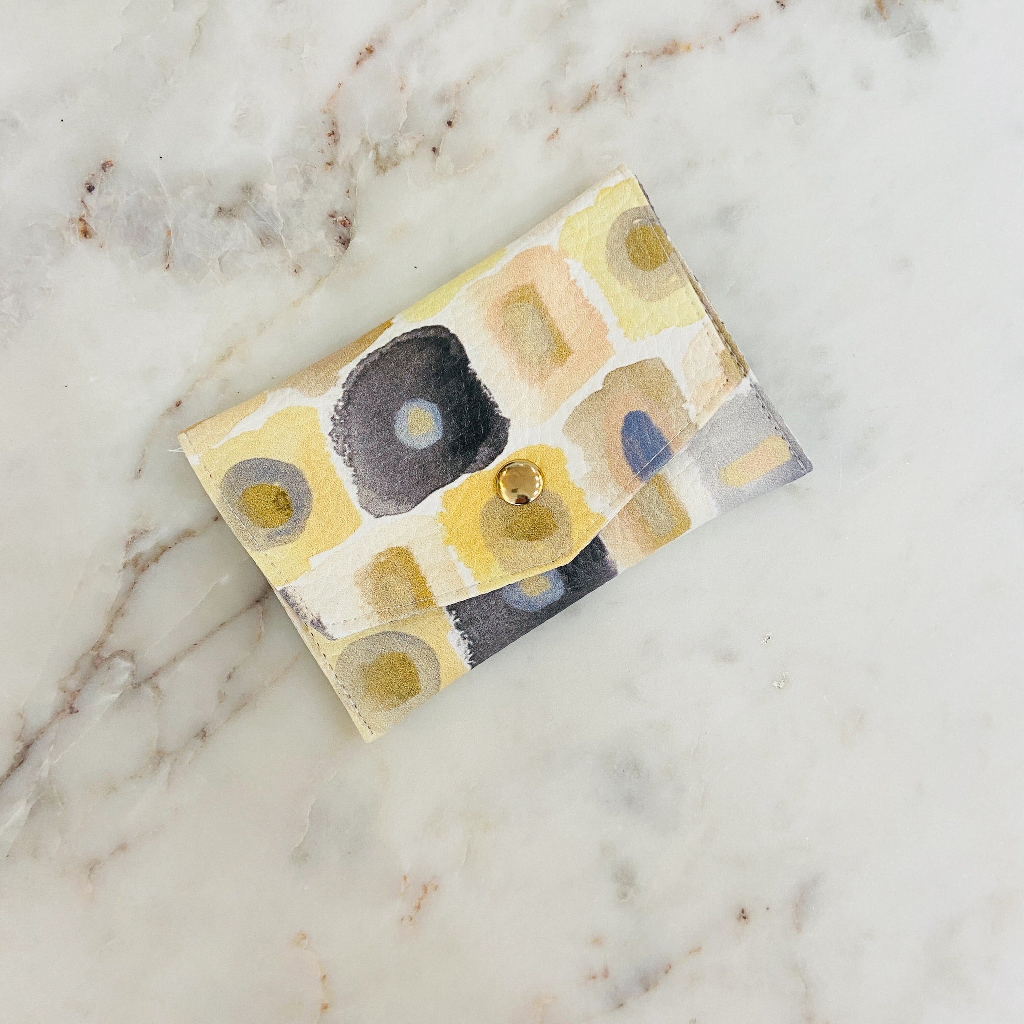 Printed Leatherette Coin Pouch