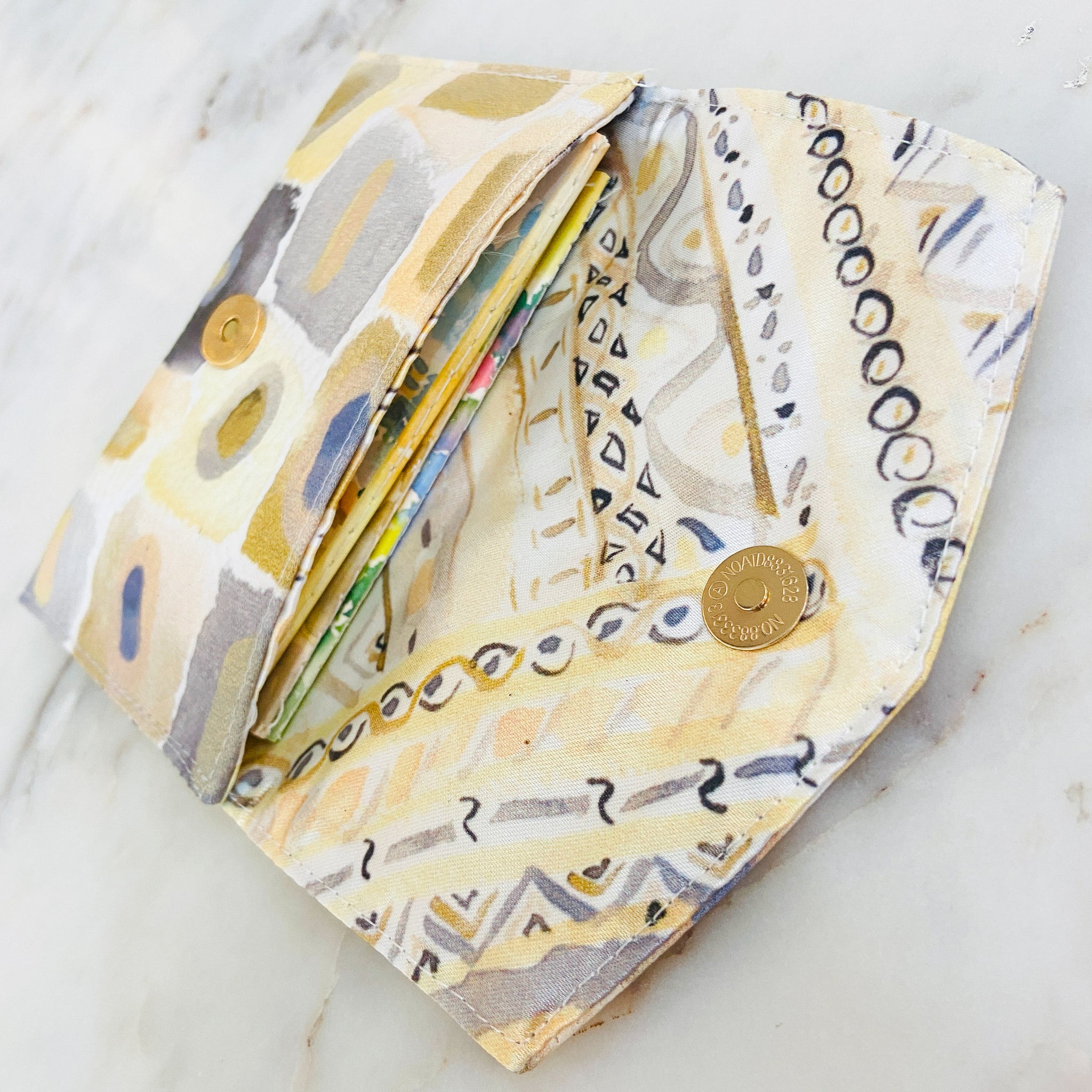 Printed Leatherette Coin Pouch