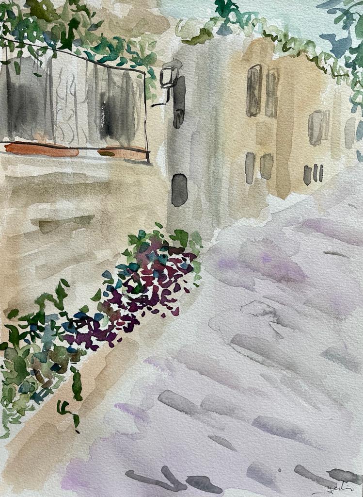 Peaceful morning in Yemin Moshe